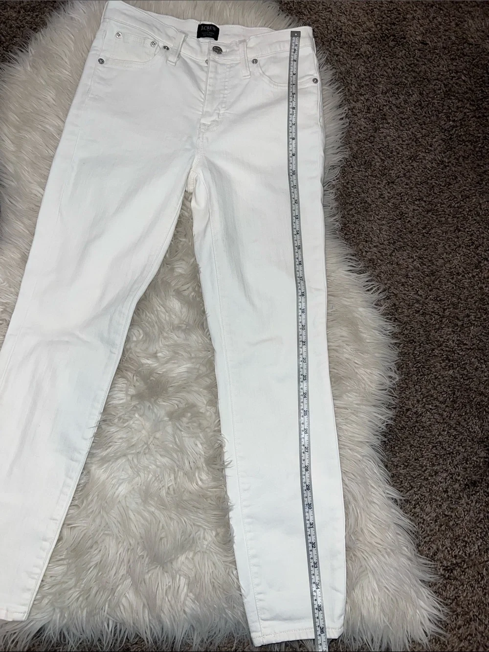J. Crew Off-White Skinny Jeans